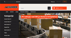 Desktop Screenshot of cilinder.si
